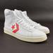 Converse Shoes | Converse Men's Roswell Rayguns Pro Leather Hi White Orange Shoes 171197c Sz 9-12 | Color: Red/White | Size: Various