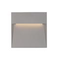 Kuzco Lighting Casa Integrated LED Outdoor Flush Mount Aluminum/Metal in Gray | 6.75 H x 6.75 W x 1 D in | Wayfair EW71309-GY