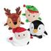 The Holiday Aisle® 12 Piece Round Plush Toys Set | 3.7 H x 12.5 W x 13.2 D in | Wayfair C32BA2B878E948CE9127894AA8EE856C