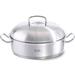 Fissler 51 qt. Stainless Steel Stock Pot w/ Lid Stainless Steel in Gray | 8 H x 12 W in | Wayfair 084-373-28-0010