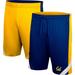 Men's Colosseum Navy/Gold Cal Bears Am I Wrong Reversible Shorts