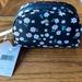 Kate Spade Other | Kate Spade New York Small Dome Cosmetic Bag | Color: Blue/White | Size: 3.75” (H) X 6” (W) X 1.8” (D)