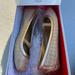 Coach Shoes | Coach Ballet Shoes 6.5 From Macy’s Excellent Condition Rare Slippers | Color: Cream/Gold | Size: 6