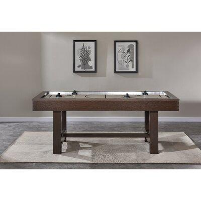 HB Home Wilson 84" 2 -Player Air Hockey Table w/ Manual Scoreboard Manufactured Wood in Brown | 32 H x 84 W x 42 D in | Wayfair IMP 26-3571