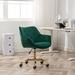 Etta Avenue™ Nora Task Chair Upholstered, Steel in Green | 31.1 H x 26.77 W x 24.21 D in | Wayfair 14EC17BEB9234639A472CDAF05C12874