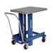 Vestil Ergo Manual Chrome Platform Table Metal in Blue | 38 H x 24 W x 41.5 D in | Wayfair DIE-2430-60-C