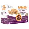 IAMS Delights Adult in Salsa 12 x 85 g umido gatto - Sapori di Terra e Mare