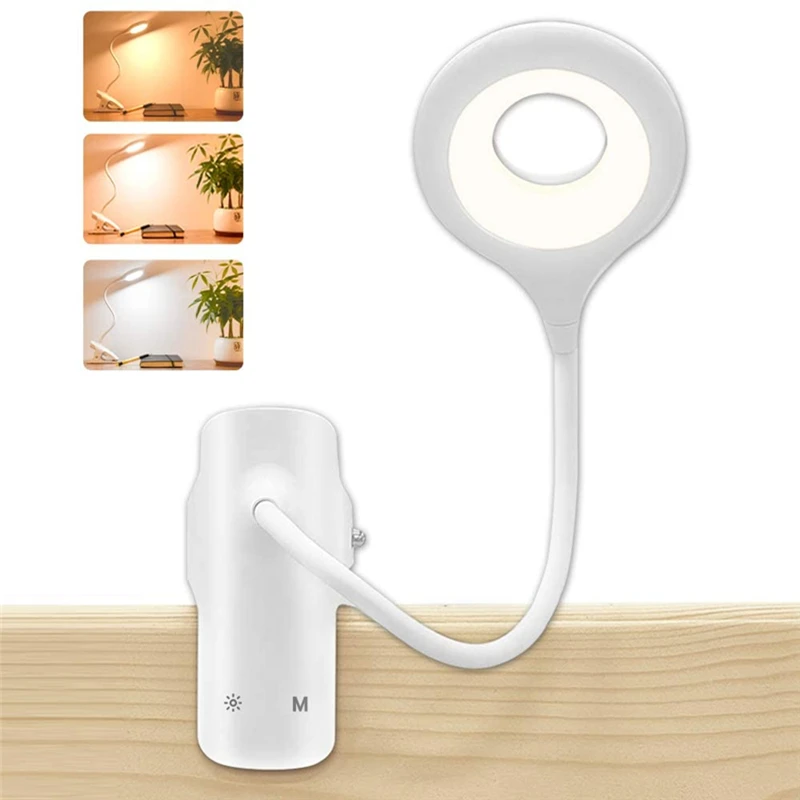28 LED haute qualité livre lumière USB Rechargeable protection des yeux lampe de lecture Portable lampe de bureau lampe de lecture pince Table lampe de bureau