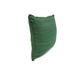 Home&Manor Raw Silk Throw Pillow 18" Dark Green