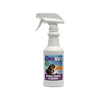 Alpha Tech Pet OXYVET Cat & Dog Wound Wash, 16-oz bottle