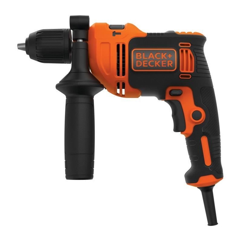 BLACK + DECKER Black & Decker BEH710-QS Bohrmaschine 2800 RPM Schwarz, Orange Image