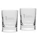 University of Maryland Baltimore 11.75oz. Square Double Old Fashioned Glass Set