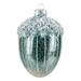 Northlight Seasonal 4.5" Glittered Mercury Glass Pine Cone Christmas Ornament Glass in Blue | 4.5 H x 3 W x 3 D in | Wayfair NORTHLIGHT TR92598