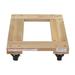 Vestil 900 lb. Capacity Hardwood Platform Dolly in White | 5.5 H x 24 W x 16 D in | Wayfair HDOF-1624-9-NM