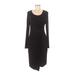 CATHERINE Catherine Malandrino Casual Dress - Sheath: Black Solid Dresses - Used - Size Medium