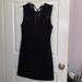 Zara Dresses | Black Lace Neck Zara Mini Dress | Color: Black | Size: M