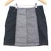 Free People Skirts | Free People Denim Modern Femme Two Tone Mini Gray Black Faded Skirt | Color: Black/Gray | Size: 8
