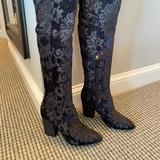 Nine West Shoes | Embroidered Boots Size 8 Brand New Never | Color: Blue | Size: 8