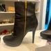 Michael Kors Shoes | Michael Kors Black Leather Bootie | Color: Black | Size: 6.5