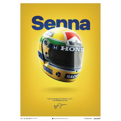 McLaren MP4/4 Ayrton Senna - Senna Poster