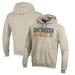 Men's Champion Heathered Oatmeal Tennessee Chattanooga Mocs Eco Powerblend Pullover Hoodie