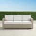 Small Palermo Sofa with Cushions in Dove Finish - Frida Leaf Indigo, Standard - Frontgate