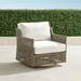 Seton Swivel Lounge Chair with Cushions - Alejandra Floral Aruba, Standard - Frontgate