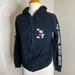 Disney Tops | Disney The Original Mickey Mouse Sweatshirt Full Zip Hoodie Jacket Size Small | Color: Black/White | Size: S