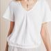 Anthropologie Tops | Anthropologie Sunday In Brooklyn Textured V-Neck Top White Size Small | Color: White | Size: S