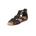 Extra Wide Width Women's The Milana Sandal By Comfortview by Comfortview in Black (Size 7 WW)