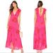 Free People Dresses | Free People Red Pink She's A Waterfall In Floral Casual Maxi Dress Nwt | Color: Pink/Red | Size: 6