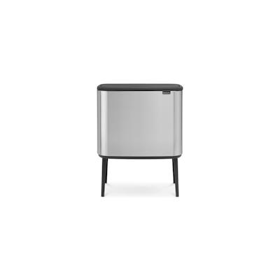 Brabantia 316227 Mülleimer 34 l Rechteckig Kunststoff, Stahl Edelstahl