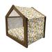 East Urban Home Wood Dog House Wood House in Brown | 32.28 H x 39.37 W x 28.35 D in | Wayfair 562971CE08C44866AF0BCC1491167512