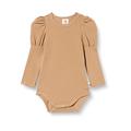 Müsli by Green Cotton Baby - Mädchen Cozy Me Puff Sleeve Body Baby und Kleinkind Schlafanz ge, Seed, 92 EU