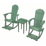 Zero Gravity Collection Adirondack Rocking 3-Piece Bistro Set