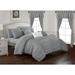 Chic Home Hallstatt 20 Piece Designer Bed in a Bag, Comforter Set Grey
