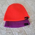 Nike Accessories | Nike Youth Beanies (2) Os. Like New | Color: Orange/Purple | Size: Osg