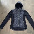 Athleta Jackets & Coats | Athleta Mixed Media Quilted And Fleece Jacket, M | Color: Black | Size: M