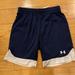 Under Armour Bottoms | Navy & White Under Armour Boys Athletic Shorts Sz M | Color: Blue/White | Size: Mb