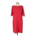 Spense Casual Dress - Shift: Orange Solid Dresses - Women's Size 2