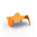 Vondom Plastic Outdoor Side Table Plastic in Orange | 20 H x 29.5 W x 35.5 D in | Wayfair 60002-Orange