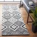 Black/Gray 27 x 0.31 in Area Rug - Trent Austin Design® Arne Southwestern Handmade Tufted Wool Area Rug Wool | 27 W x 0.31 D in | Wayfair