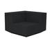 Vondom Vela - Modular Sofa Corner - Basic Plastic in Black/Brown | 28.25 H x 39.25 W x 39.25 D in | Outdoor Furniture | Wayfair 54029-BLACK