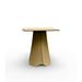 Vondom Pezzettina Plastic Outdoor Side Table Plastic in Brown | 28.75 H x 27.5 W x 27.5 D in | Wayfair 56012-Beige