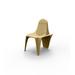 Vondom F3 Patio Dining Side Chair Plastic/Resin in Brown | 31.5 H x 20.75 W x 24 D in | Wayfair 60003F-Beige