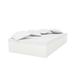 Orren Ellis Jut - Chill Bed - 4 Pillows - 90.5" X 47.25" - LED RGBW/Battery - Ice Plastic in Gray | 15.75 H x 47.25 W x 90.5 D in | Outdoor Furniture | Wayfair