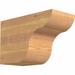 Ekena Millwork 5 1/2"W x 8"H x 12"L Carmel Smooth Rafter Tail Wood in Brown | 8 H x 5.5 W x 12 D in | Wayfair RFT06X08X12CAR00SWR