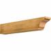 Ekena Millwork 6"W x 8"H x 48"L Pescadero Rough Sawn Rafter Tail Wood in Brown | 8 H x 6 W x 48 D in | Wayfair RFT06X08X48PEC00RWR