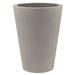 Vondom Nano Resin Pot Planter Resin/Plastic in Brown | 14.25 H x 7 W x 7 D in | Wayfair 40518A-Taupe