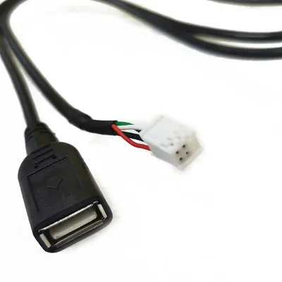 Connecteur USB 4 broches + 6 broches 2 pièces câble adaptateur USB pour autoradio stéréo 1M